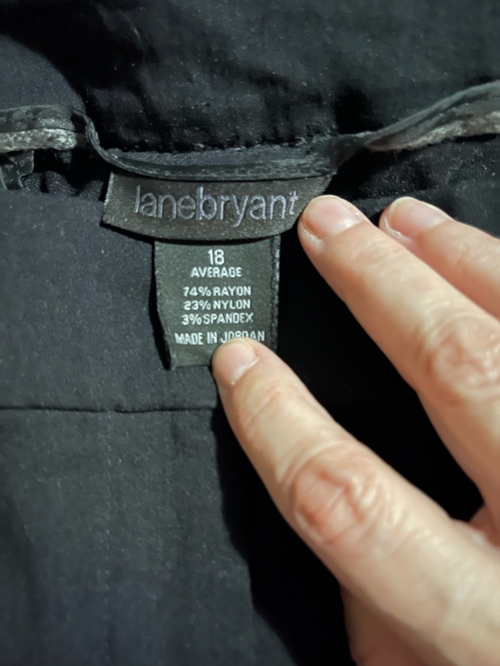 Lane Bryant Black Boot Cut Pants - Picture 3 of 6